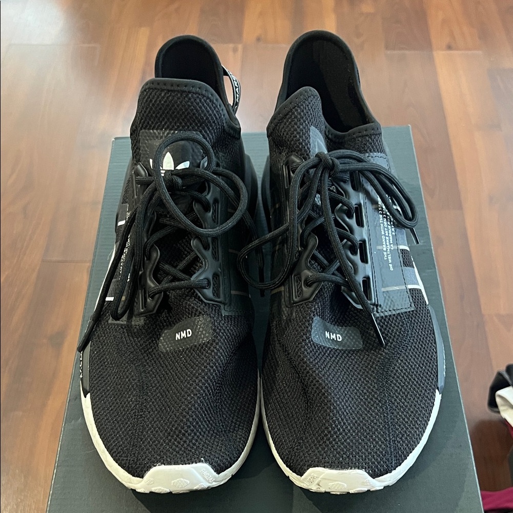 Adidas NMD Men's Black and White Sneakers